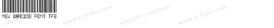 New Barcode Font TFB字体转换